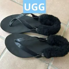 UGG LAALAA ララ ファー ビーサン もこもこストラップのサムネイル