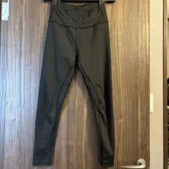 ブラック ハイウエスト ヨガパンツ サイズL