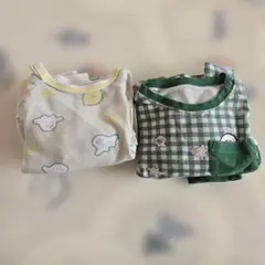 ベビー 90サイズ シナぷしゅ 長袖パジャマ 2点セット