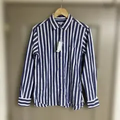 GLOBAL WORK utility+stretch fabric シャツ　S