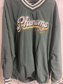 Phenom プルオーバー ナイロンジャケット グリーン ストリート 古着