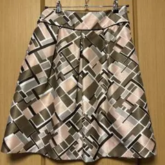 Reflect /リフレクト幾何学模様フレアースカート9号