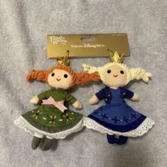 ディズニー ファンタジースプリングス アナ雪 ぬいぐるみチャーム アナ エルサ