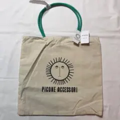PICONE ピッコーネ・綿麻トートバッグ ショルダーバッグ（太陽・トランペットのサムネイル