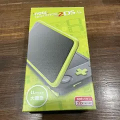 【中古】Newニンテンドー2DS LL ブラック×ライム