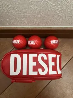 DIESEL ゴルフボールセット レッドケース