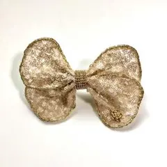 リボン型ヘアバレッタ