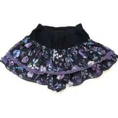 アナスイミニ　花柄フリルスカートパンツ 120