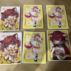 赤見かるび　カレーメシ　カード 6枚セット