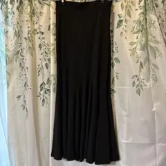 22☆ 黒/社交ダンス/フレアスカート/レッスンウェア