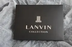 LANVIN ブラックレザー名刺入れ JLAM91M1-10