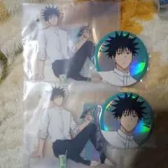 呪術廻戦 セガラッキーくじ 伏黒恵 アクリルスタンド 缶バッジ セット