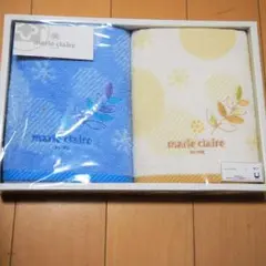 marie claire マリクレール　フェイスタオル 2枚セット