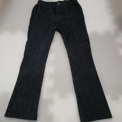 キッズ 110 パンツ ボトムス デニム アンパサンド 微起毛 秋冬