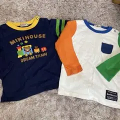 ミキハウス★ホットビスケッツ　２点セット　ロンT 90