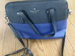 kate spade 2wayショルダーバッグ 黒と青