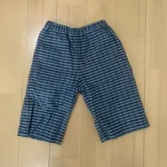 美品　リバーシブル　familiar チェック柄 ハーフパンツ