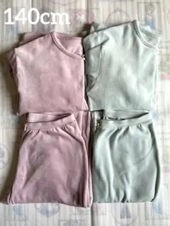 ユニクロ GIRLS パジャマ フリース 140cm セット