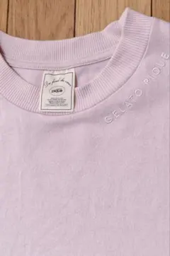 美品　ジェラートピケ gelato pique クルーネック スウェット ピンク