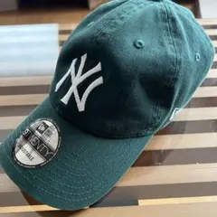 New Era 9TWENTY ヤンキース ローキャップ　緑　美品