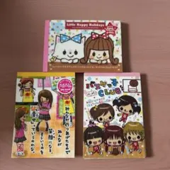 1**様 平成レトロ かわいい メモ帳 3冊セット カミオジャパン マインドウェ