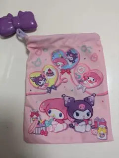 ハッピーセットMy Melody & Kuromi 巾着袋