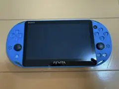 PS VITA 本体 PCH-2000 アクアブルー　充電機　メモリーカード