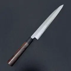 包丁 仙助 三徳包丁 青二鋼 黒打ち 鍛造 紫檀シノギ柄 - メルカリ