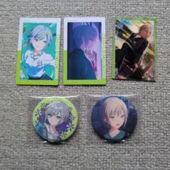 プロセカ日野森志歩　缶バッジ・エピカとウエハースカードセット