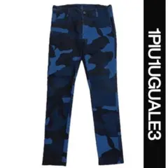 定価4.2万 1PIU1UGUALE3 カモ柄 パンツ ビックカモ カモフラ