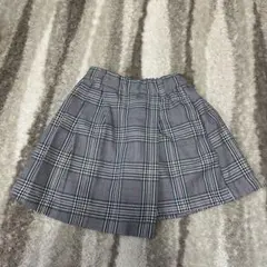 ikka チェック柄スカート 120