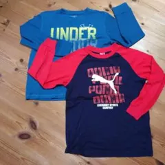 男の子　長袖Tシャツ　UNDER ARMOR　PUMA　150