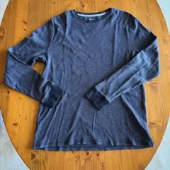ほぼ新品　OLD NAVY リブ編み長袖Tシャツ L