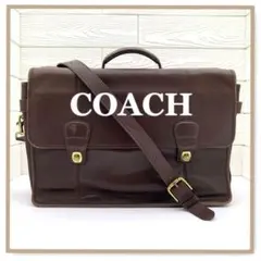 ✅【格安】メンテ済み　コーチ　ビジネスバッグ COACH レザー　ビンテージ 2025年最新】COACH メンズ ビジネスバッグの人気アイテム - メルカリ