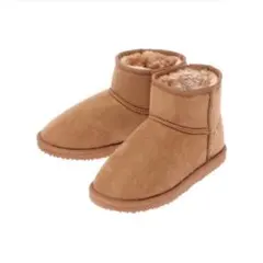 Green Parks　グリーンパークス ボアショートブーツ  L  キャメル