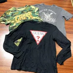 GUESS Tシャツ長袖/半袖3枚セット