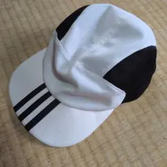 ホワイト ブラック ストライプ キャップ