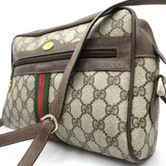 【美品】オールドグッチ ショルダーバッグ シェリーライン インターロッキング