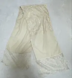 新品未使用レースストール＆パールブローチ付き フォーマルショール