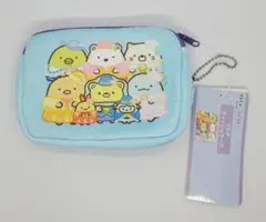 すみっコぐらし マルチティッシュケース 水色