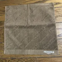 renoma ブラウン タオルハンカチ