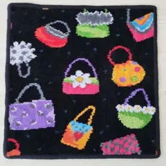 新品　フェイラー　大判ハンカチ ウォッシュタオル　バッグ柄