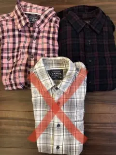 ユニクロ ネルシャツ　2枚セット