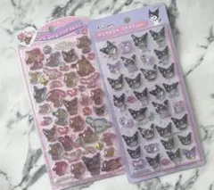 うるちゅるポップシール日焼け　ボンボンドロップシールクロミちゃん　セット