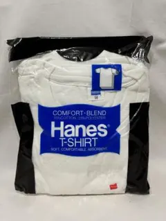 hanes 青パック アメリカ製 Tシャツ ホワイト 復刻 パックT