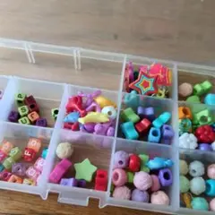 カラフルビーズセット（アルファベット付き）