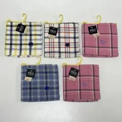 POLO RALPH LAUREN ポロ　ラルフローレン　タオルハンカチ５枚