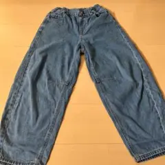 ＧＵ　バレルレッグジーンズ 140