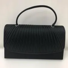 ブラックフォーマルバッグ プリーツデザイン