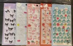 ボンボンドロップシール　サンリオ5シートセット